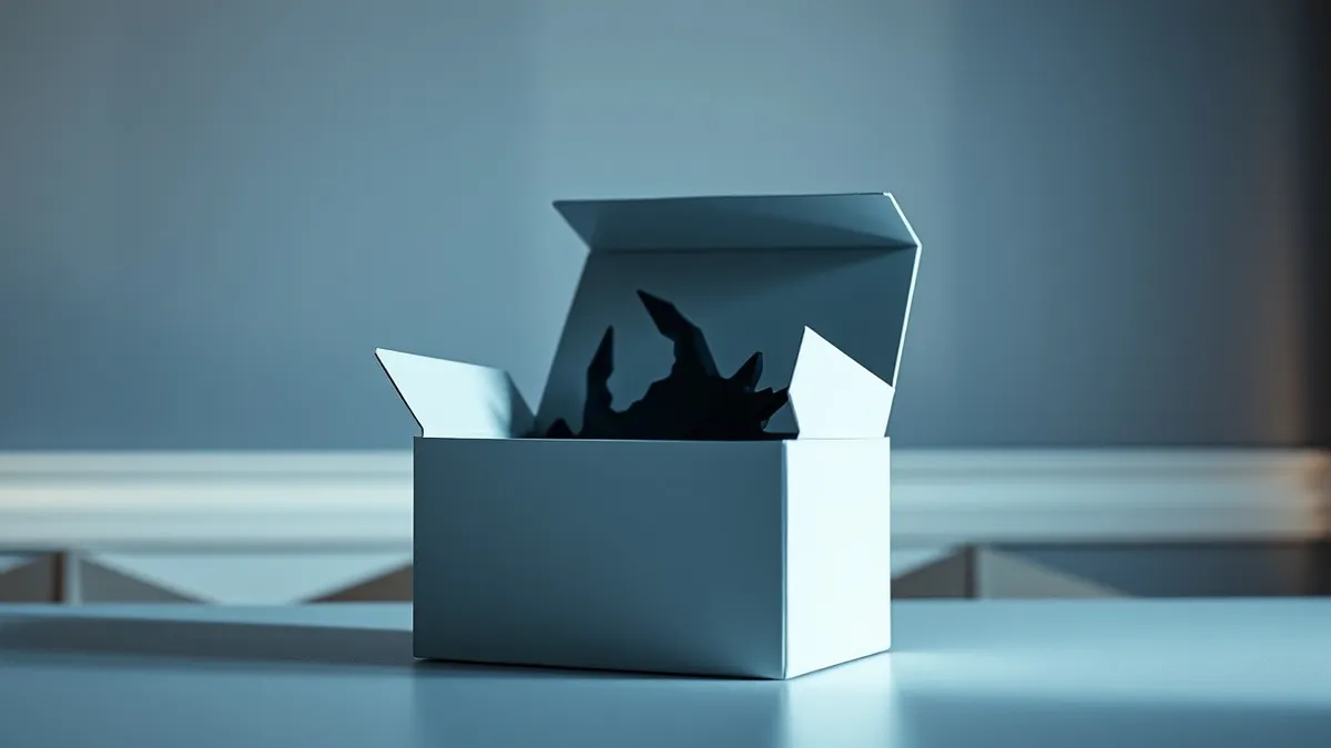 Illustration: A sleek white software download box sits on a clean desk.