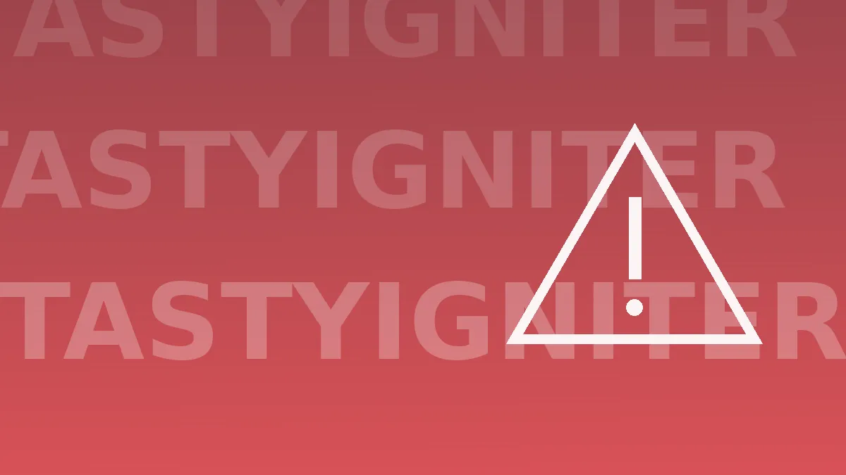 Mitigate TastyIgniter 4.4.5 Admin Code Execution Flaw